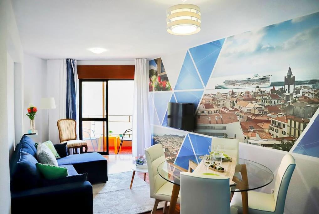 Funchal Downtown 5Min Marina + 2 Bedroom + Parking Dış mekan fotoğraf